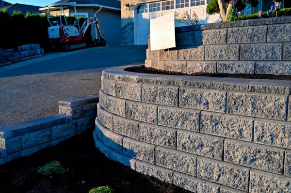 Stone Retaining Wall Repair in Largo